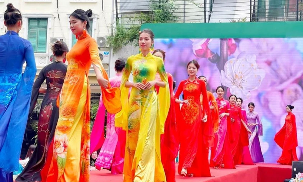 Hanoi campaign encourages women to wear Ao dai